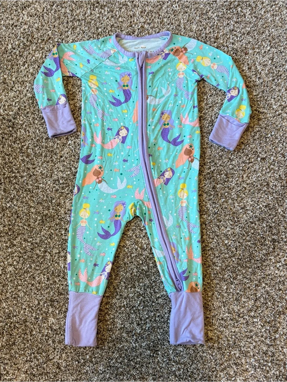 Little Sleepies Mermaid Coverall :: Size 3-6 months